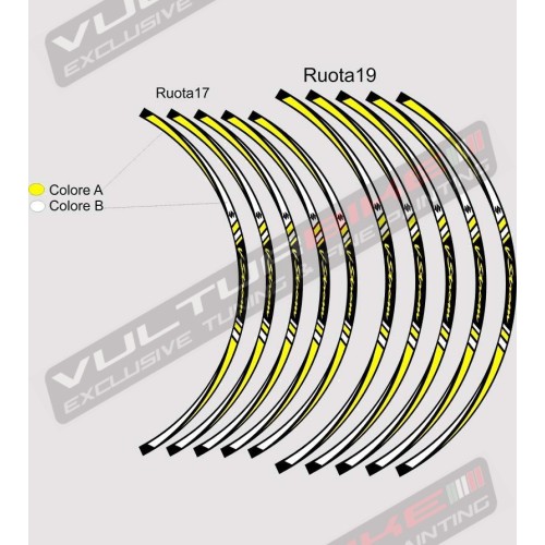 Autocollants personnalisables pour roues - Suzuki V-strom 