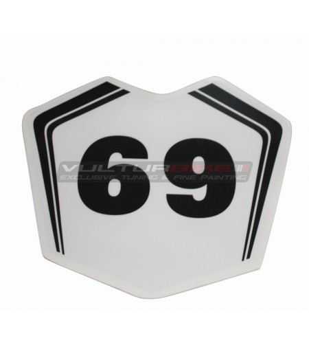 Pegatina de número de carenado - Yamaha R1 2015 / 2019 