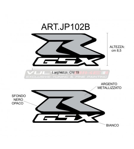 Pegatinas para carenados laterales - Suzuki GSX R 1000