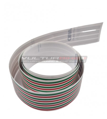 Kit de pegatinas - tiras tricolores para varias decoraciones 