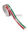 Decorative adhesive profile Italian flag dimensions of your choice 