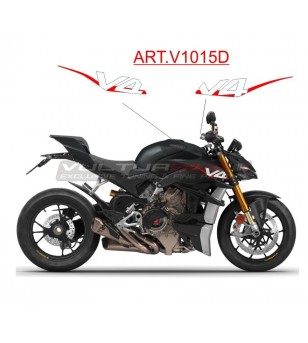 Pegatinas para carenados laterales - Ducati Streetfighter V4 / V4S oscuro