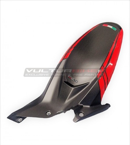 Carbon rear fender customized version - Ducati Multistrada V4 Pikes Peak
