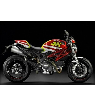 Original valentino carénages Monster kit VR 46 GP - Ducati Monster 696 / 796 / 1100