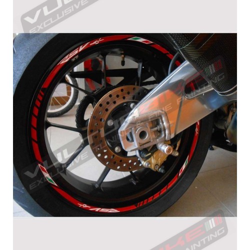 Adesivi personalizzabili per ruote - Aprilia RSV4 