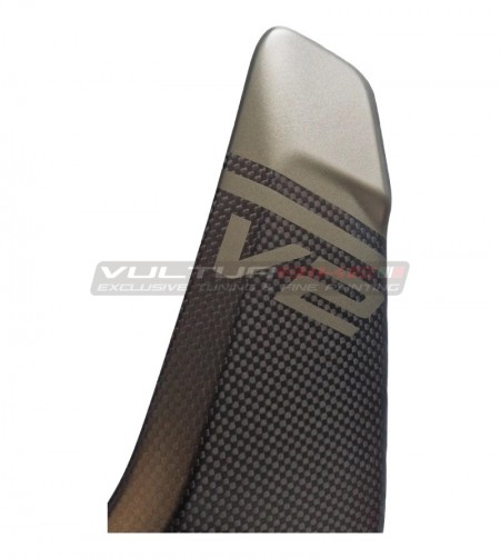 Custom Carbon Radiator Cover Storm Green - Ducati Streetfighter V2