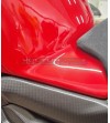 Red painted carbon tank cover - Ducati Panigale / Streetfighter V4 