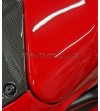 Tapa del depósito de carbono pintada de rojo - Ducati Panigale / Streetfighter V4 