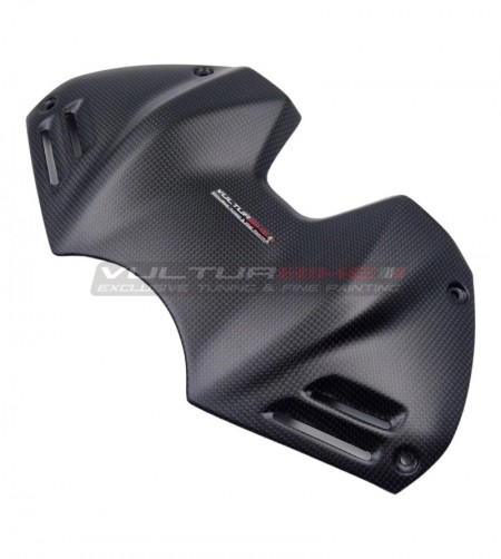 Carbon battery cover for Ducati Panigale V4