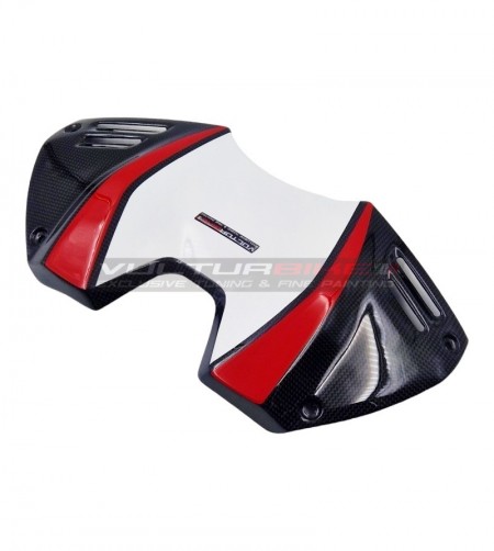 Cover batteria in carbonio personalizzata per Ducati Panigale V4 