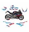 Replica stickers kit BMW M1000RR for BMW S1000RR 2019 / 2022 black
