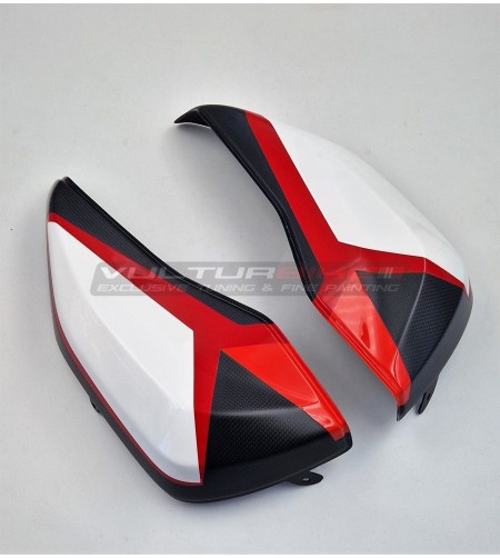 New design carbon fiber suitcase cover - Ducati Multistrada V4 Pikes Peak