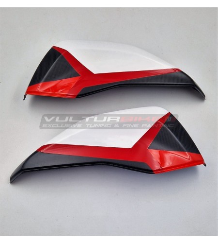 Cover valige in fibra di carbonio design inedito - Ducati Multistrada V4 Pikes Peak 