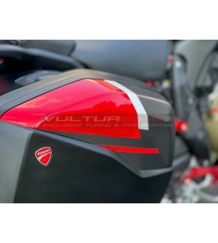 Cover valige in fibra di carbonio personalizzate - Ducati Multistrada V4 / Pikes Peak / Rally