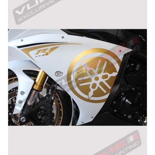 Gold Seite Verkleidung Aufkleber - Yamaha R1 2009/14 