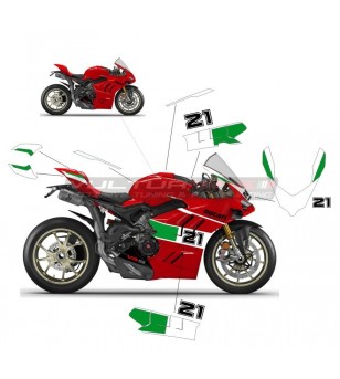 Kit de pegatinas tributo Troy Bayliss - Ducati Panigale V4 / V4S 2022