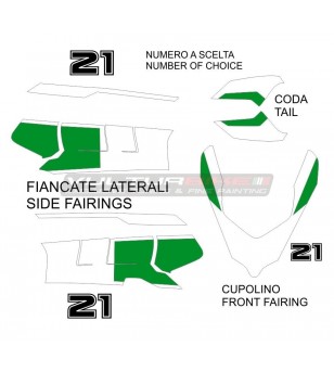 Troy Bayliss tribute stickers kit - Ducati Panigale V4 / V4S 2022