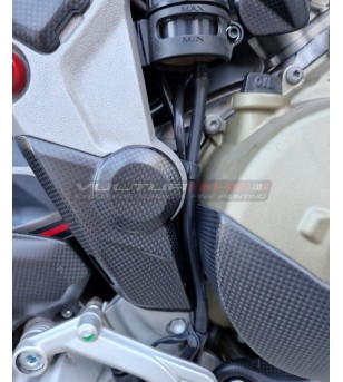 Carbon Fiber Frame Bottom Covers - Ducati Multistrada V4 / V4S / Rally