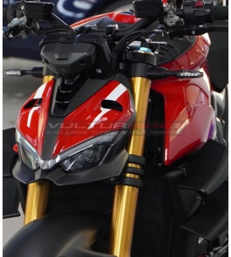 Cupolino in carbonio design personalizzato - Ducati Streetfighter V4 / V4S / V2