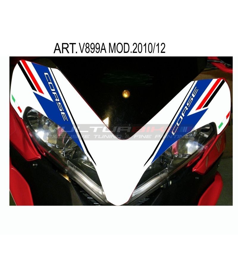 Autocollant coloré pour bulle - Ducati Multistrada 1200 2010/14