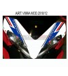 Coloured windscreen sticker - Ducati Multistrada 1200 2010 / 2014 