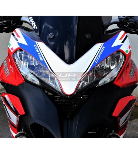 Coloured windscreen sticker - Ducati Multistrada 1200 2010 / 2014 