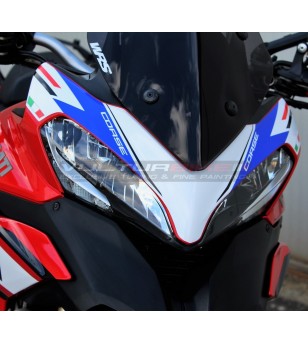 Coloured windscreen sticker - Ducati Multistrada 1200 2010 / 2014