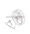 Autocollants de roue avant d’origine Ducati Monster 1200S