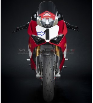 Sticker Number 1 Windshield Ducati Panigale V4 916 Fogarty 25th anniversary