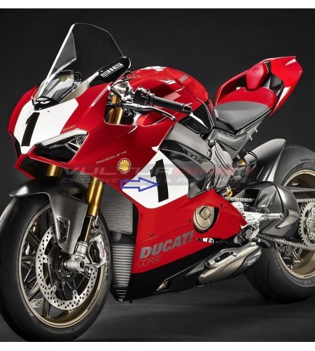 Autocollant numéro 1 côté gauche Ducati Panigale V4 916 Fogarty 25e anniversaire