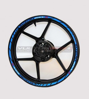 Colored stickers for wheels - Suzuki GSX R
