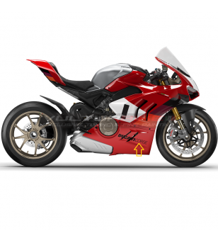 Originale Aufkleber Ducati Striche für Panigale V4 untere Verkleidungen