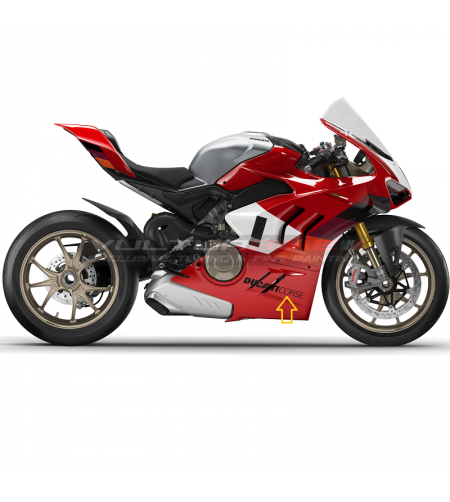Calcomanías originales Ducati Corse para Panigale V4 lower carenados