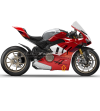 Calcomanías originales Ducati Corse para Panigale V4 lower carenados