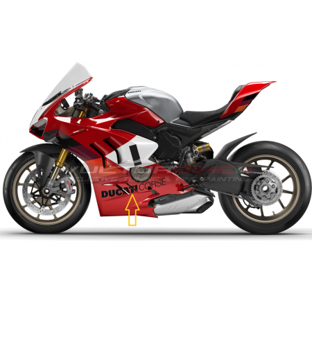 Decalcomanie originali Ducati Corse per carene inferiori Panigale V4