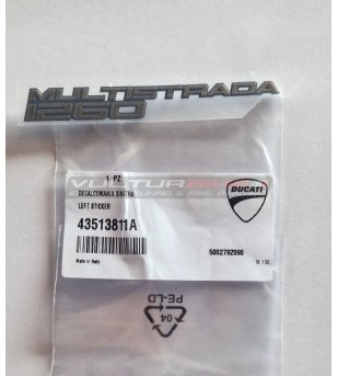 Calcomanía izquierda ORIGINAL Ducati Multistrada 1260