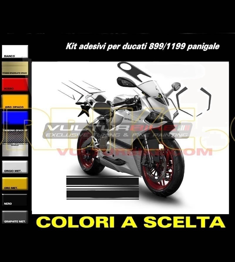 Complete stickers' kit "CORSE"- Ducati Panigale 899/1199/959/1299