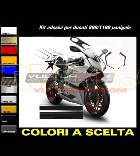 Autocollants kit complets « CORSE »- Ducati Panigale 899/1199/959/1299