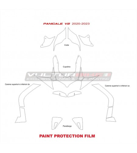 Self-healing PPF protective film - Ducati Panigale V4 / V4S / V4R / V2