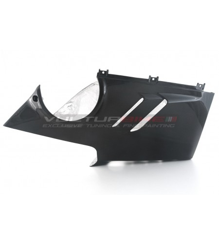 Carbon fiber tank for original exhaust - Ducati Panigale V4 / V4S