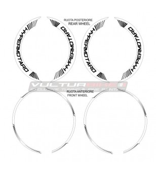 Stickers kit for wide-end wheels - Ducati Hypermotard