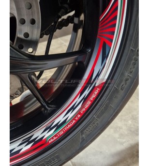 Stickers kit for wheels Ducati Multistrada V4 Pikes Peak