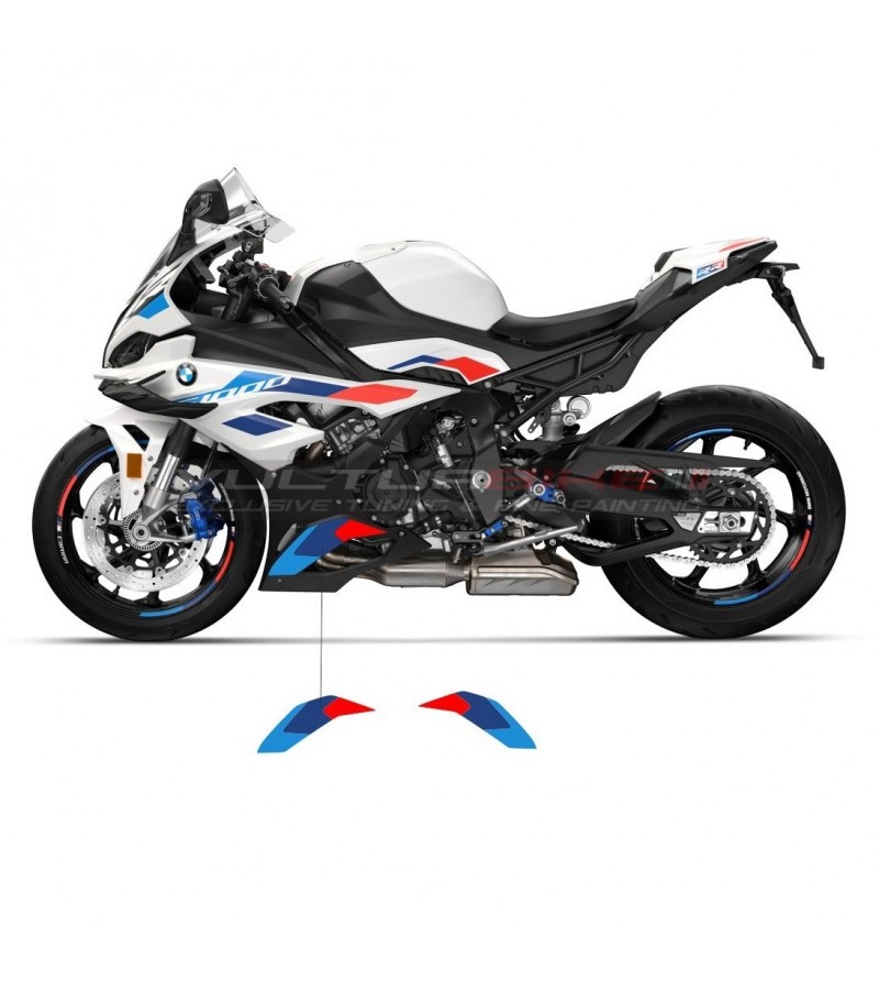 Bottom fairing stickers for BMW S1000RR motorcycles from 2023