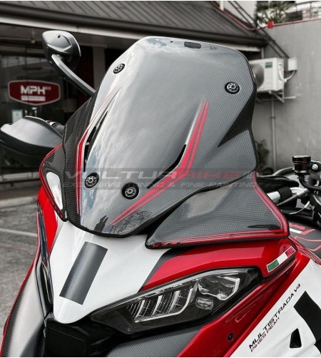 Carenado de carbono de diseño personalizado - Ducati Multistrada PikesPeak 
