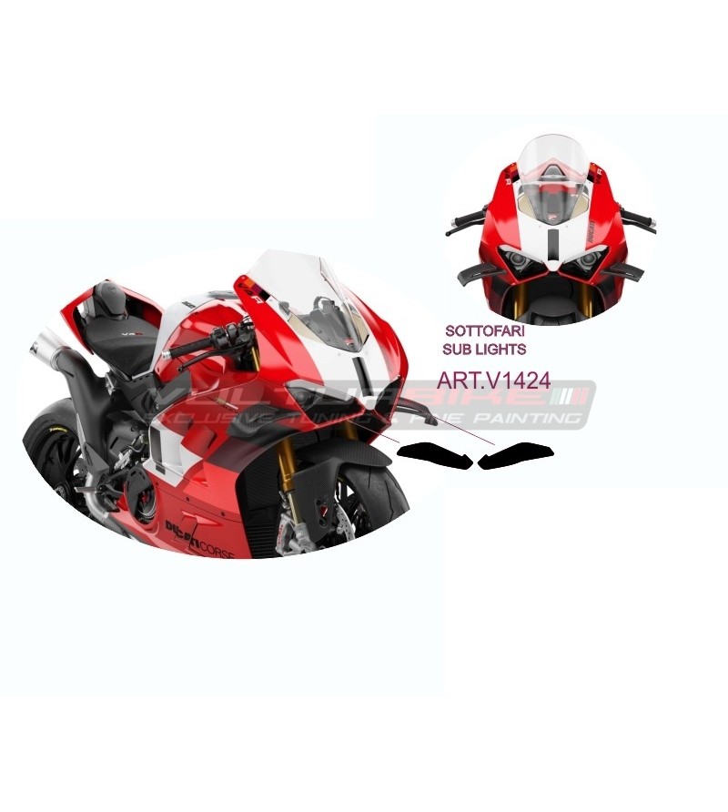 Autocollants pour carénages phare - Ducati Panigale V4 / V2
