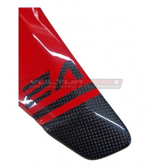 Couvercle de radiateur en carbone de conception personnalisée - Ducati Streetfighter V2