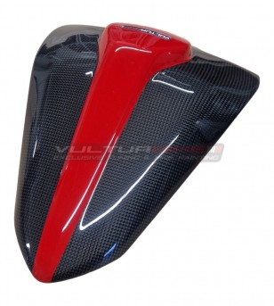 Custom carbon passenger seat cover - Ducati Panigale / Streetfighter V4 / V2
