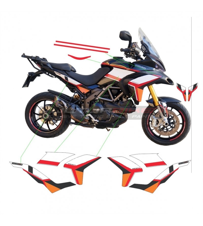Grafica personalizzata per Ducati Multistrada 1200 2010 / 2014