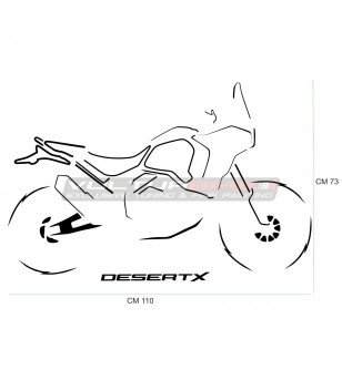 Autocollant mural - Ducati DesertX