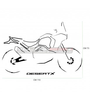 Wall sticker - Ducati DesertX 